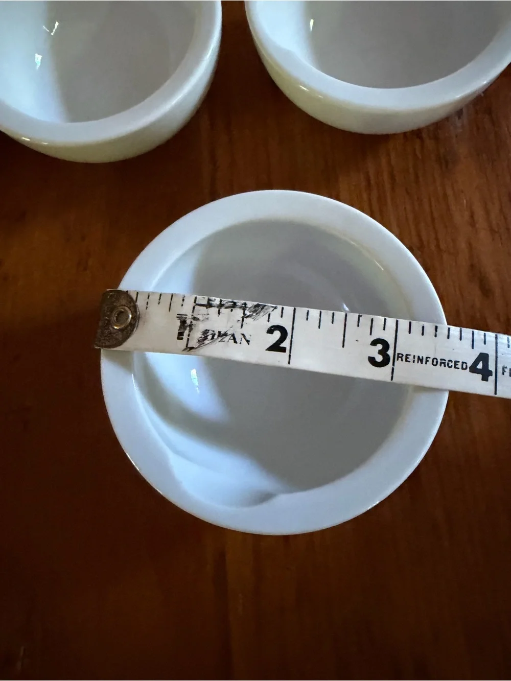 Crate&Barrel Aaron Probyn White Ceramic Pinch Bowls - Set of 4